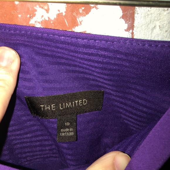 The Limited purple pencil skirt - Picture 6 of 6